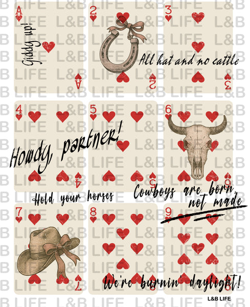 HOWDY PARTNER ACE CARDS