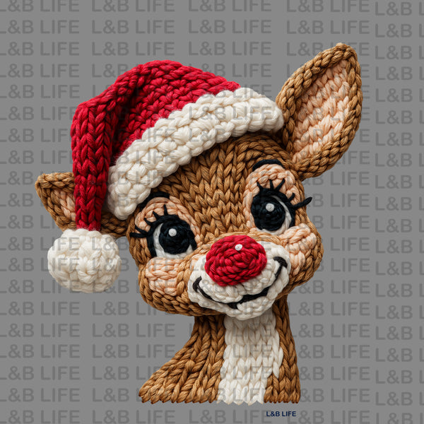 SANTA HAT BABY DEER