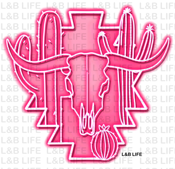 NEON STEER CACTUS