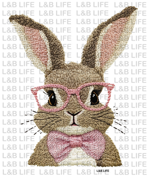 PINK BOW BUNNY