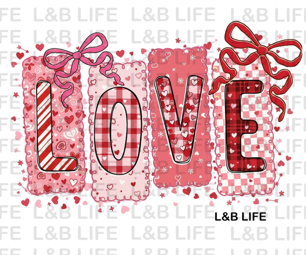 LOVE HEART BOWS