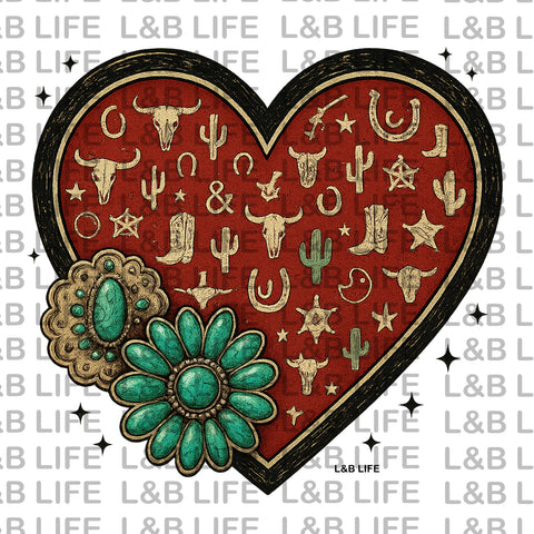 TURQUOISE HEART