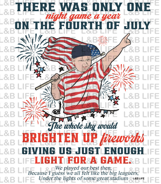 THERE WAS ONLY ONE NIGHT GAME A YEAR