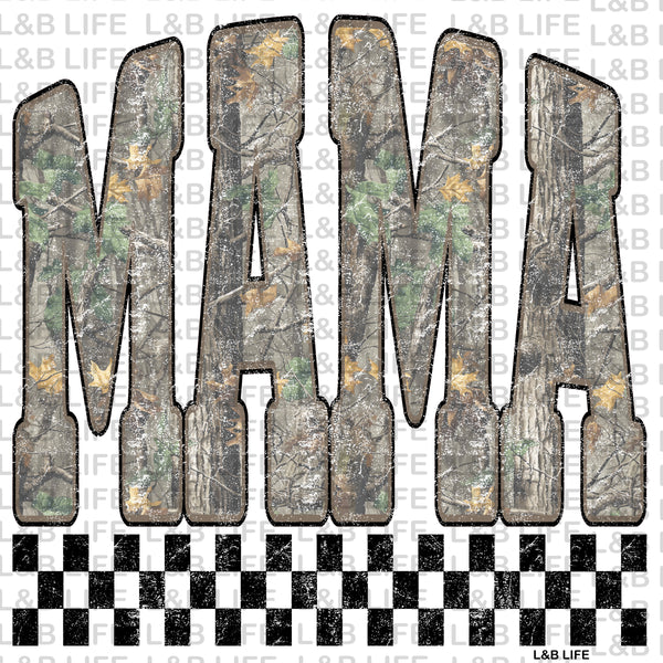 CAMO CHECKER MAMA