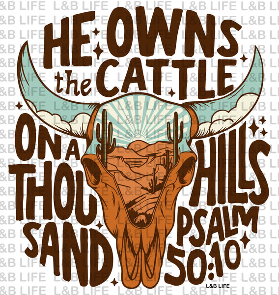 HE OWNS THE CATTLE