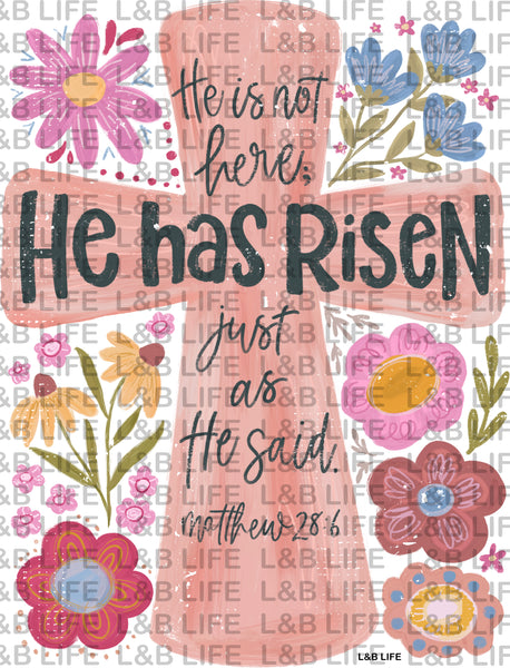 HE HAS RISEN