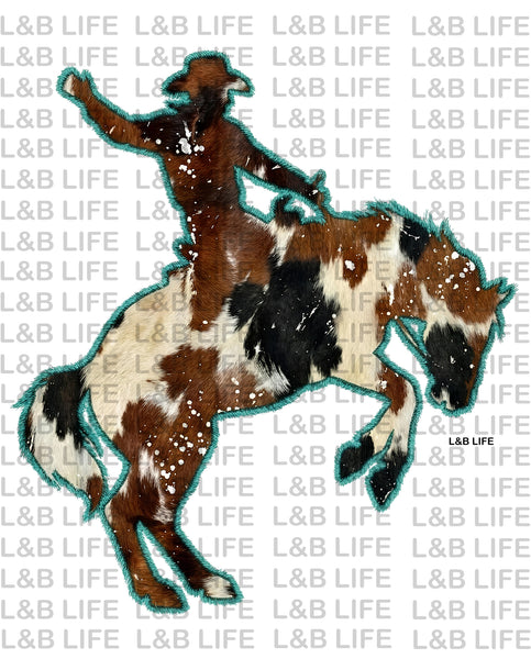 COWHIDE HORSE