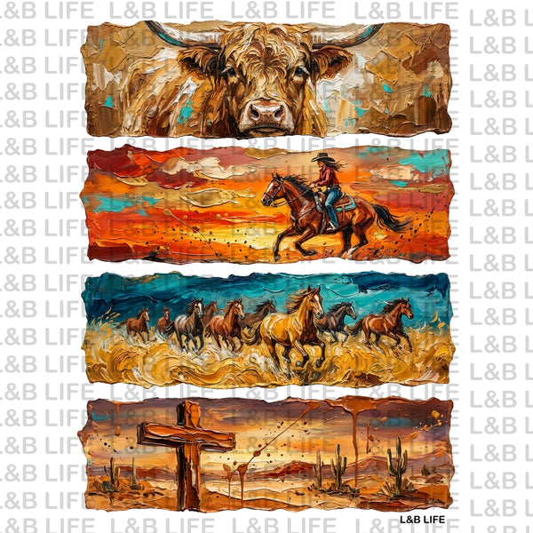 CROSS SUNSET COWGIRL