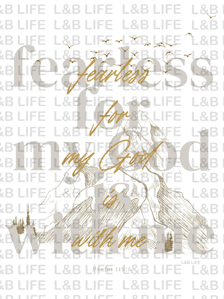 FEARLESS FOR MY GOD