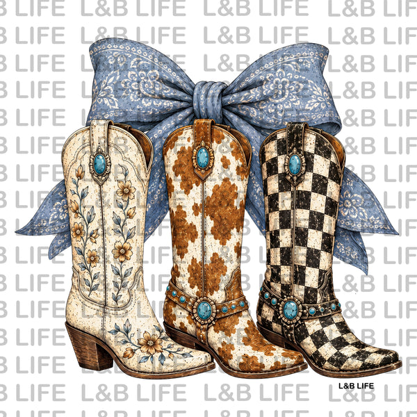 3 BOW BOOTS