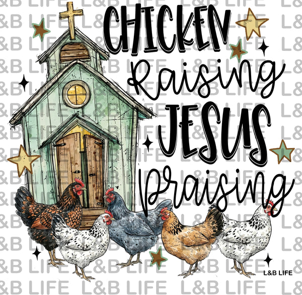 CHICKEN RAISING JESUS