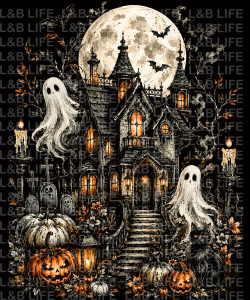 GHOST HAUNTED HOUSE