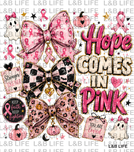 HOPE COMES IN PINK