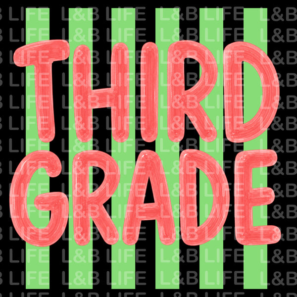 THIRD GRADE STRIPES