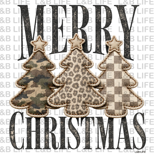 MERRY CHRISTMAS TREES