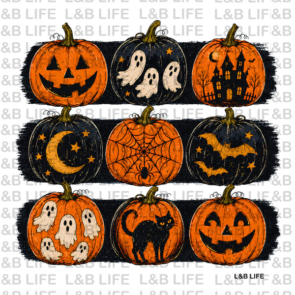 STRIPE PUMPKINS