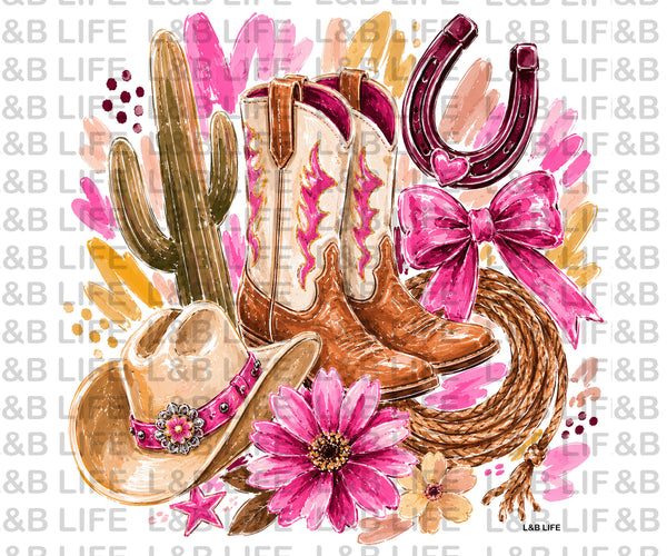 CACTUS FLOWER BOOTS