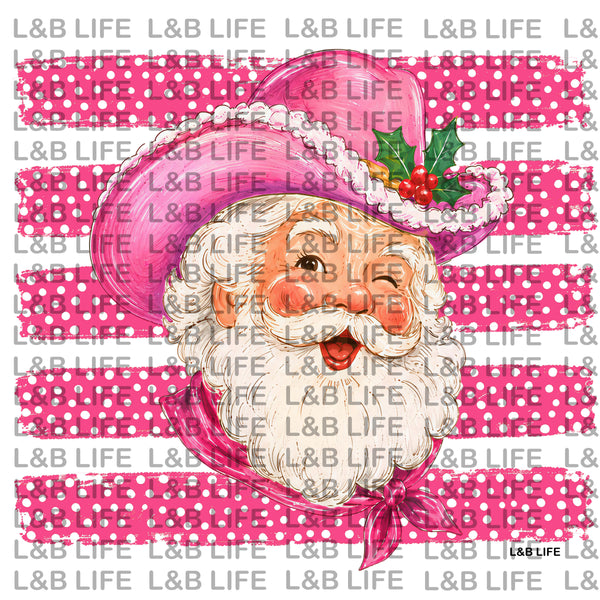 HOWDY PINK SANTA