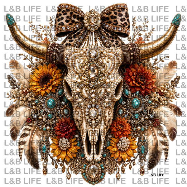 BOHO LONGHORN BEAUTY