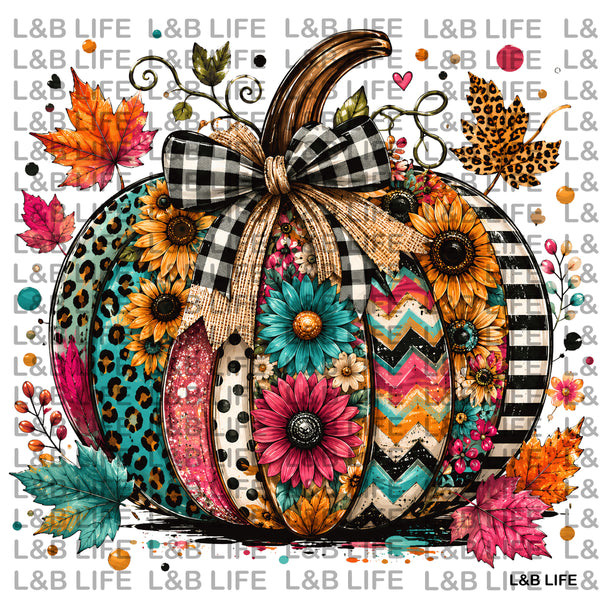 BOHO PATCHWORK PUMPKIN