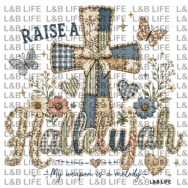 FLORAL HALLELUJAH CROSS