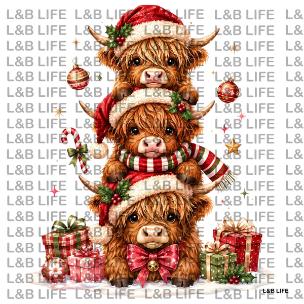 HIGHLAND CHRISTMAS STACK