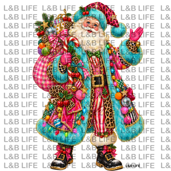 GLAM LEOPARD SANTA