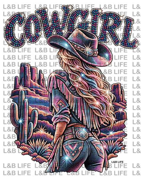 RETRO DESERT COWGIRL