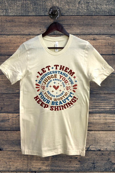 BC DTF LET THEM - CREAM