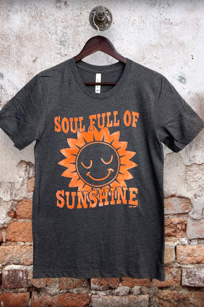 BC DTF SOUL FULL OF SUNSHINE - CHARCOAL HEATHER