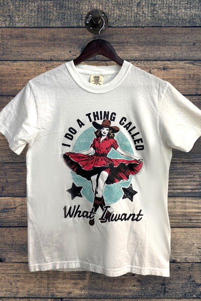 CC DTF I DO A THING CALLED I DO - WHITE