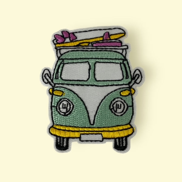 SURFING MINI VAN HAT PATCH