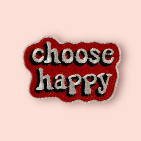 CHOOSE HAPPY HAT PATCH