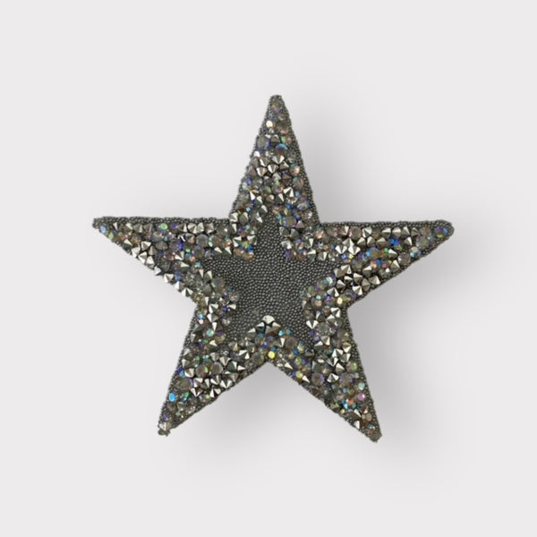 RHINESTONE STAR HAT PATCH