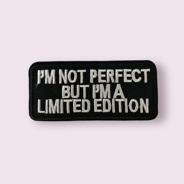 IM NOT PERFECT HAT PATCH