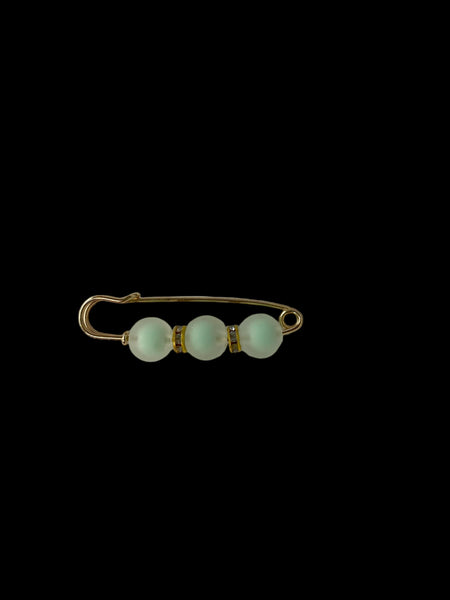 MINT BEADS HAT BROOCH