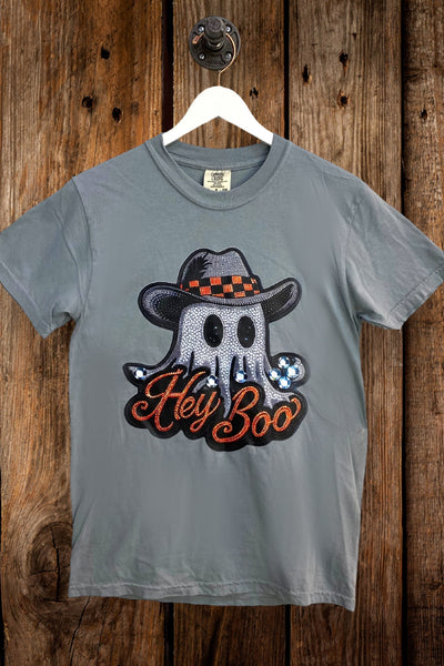 CC DTF HEY BOO - GREY