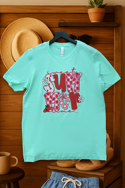 BC DTF SUMMER STRAWBERRY VIBES - MINT