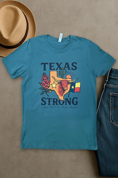 BC DTF TEXAS STRONG - TEAL
