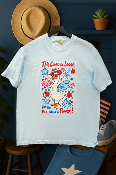 CC DTF THIS GOOSE IS LOOSE - CHAMBRAY