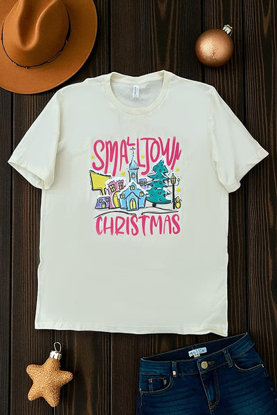 BC DTF SMALL TOWN CHRISTMAS - CREAM