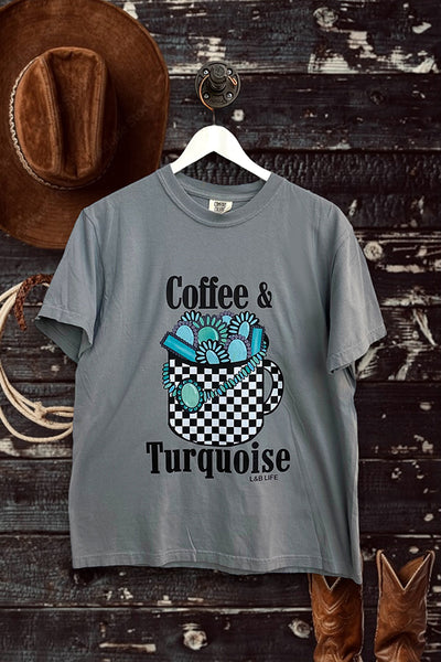 CC DTF COFFEE AND TURQUOISE - GREY
