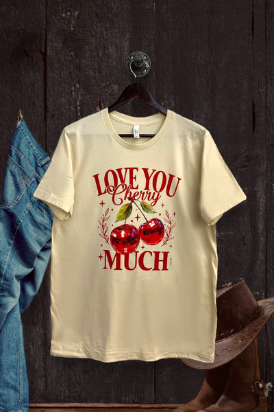 BC DTF LOVE YOU CHERRY MUCH - CREAM