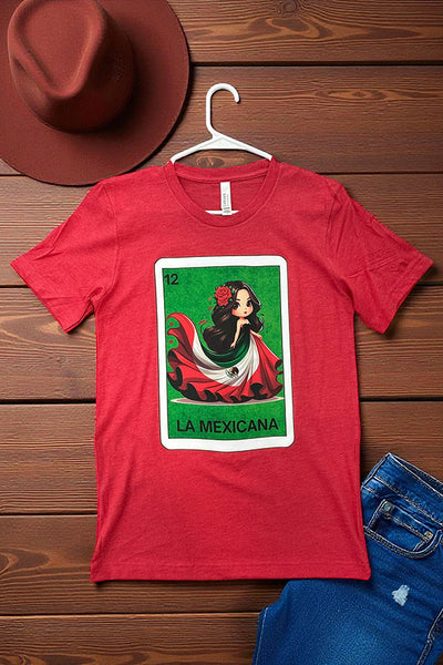 BC DTF LA MEXICANA - HEATHER RED