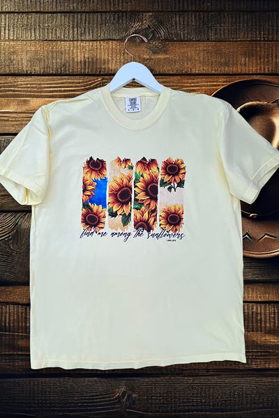 CC DTF FIND ME AMONG THE SUNFLOWERS - BANANA