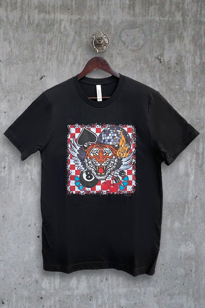 BC DTF 8 BALL TIGER - BLACK