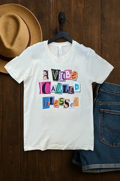 BC DTF A VIBE CALLED BLESSED - CREAM