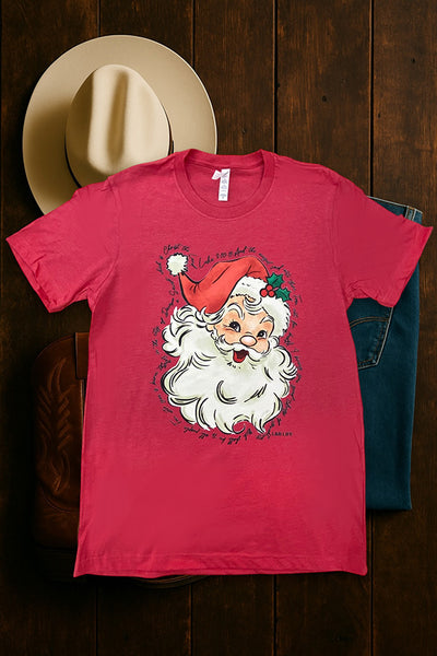 BC DTF WORD SANTA - RED