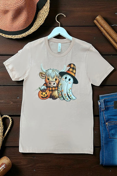 BC DTF GHOST COW -PEACH