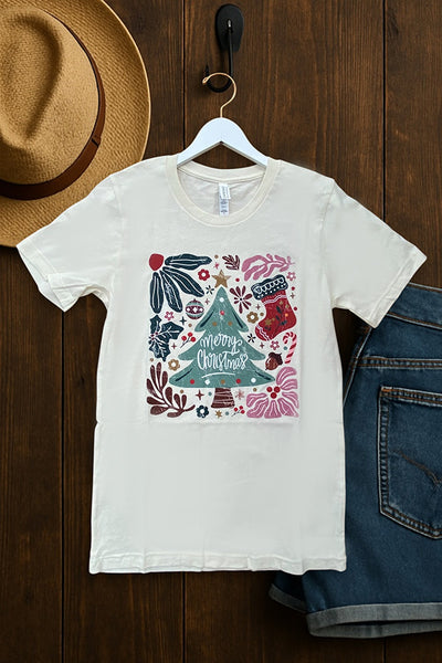 BC DTF MERRY CHRISTMAS - CREAM